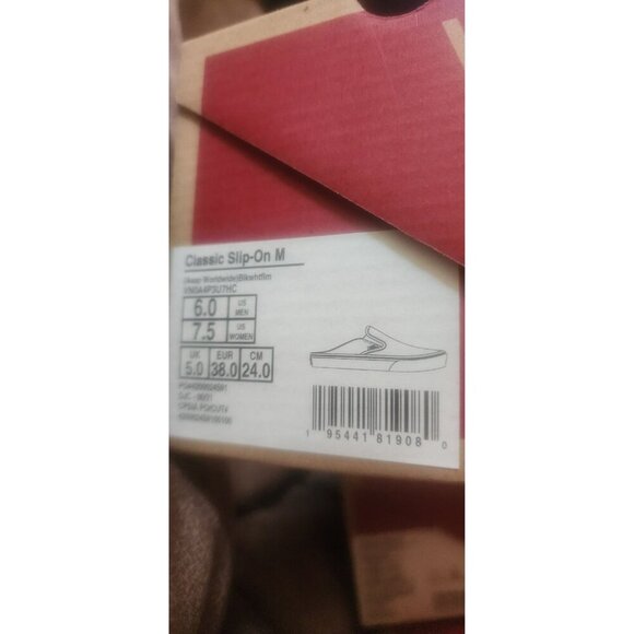 New VANS x A$AP Worldwide Classic Slip-On Shoes MENS 6 WOMENS 8.5 asap rocky - Picture 7 of 7